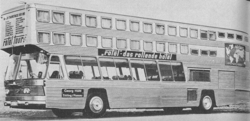 Así eran los buses de Rotel hace varios años atrás